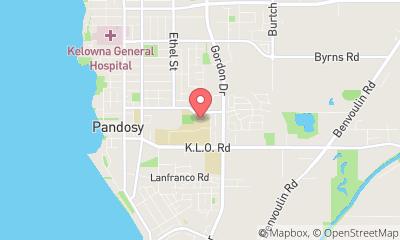 map, Kelowna Secondary School