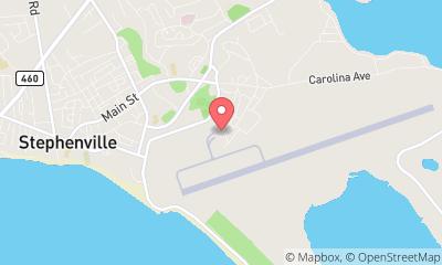 map, airstrip,baggage claim,Stephenville Airport Corporation,airfield,runway,aerodrome,terminal,CanaGuide, Stephenville Airport Corporation - Plane in Stephenville (NL) | CanaGuide near me