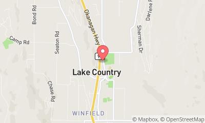 map, Lake Country Art Gallery