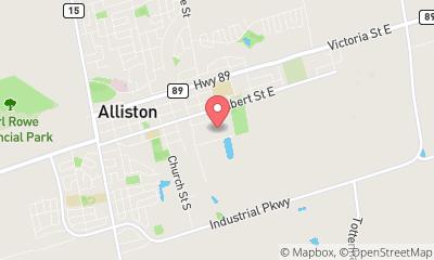 map, Nicole Jacklin School of Dance