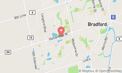 map, Simcoe Dance Academy