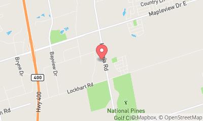 map, International Pool & Spa Centers Barrie