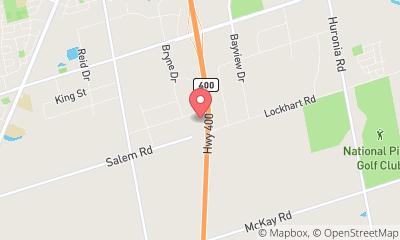 map, tripcentral.ca Barrie is Temporarily Closed