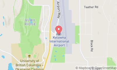 map, Ebus Kelowna Airport Stop
