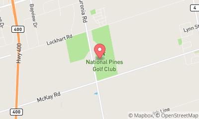 map, National Pines Golf Club