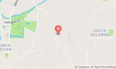 map, Kelowna and District Fish & Game Club