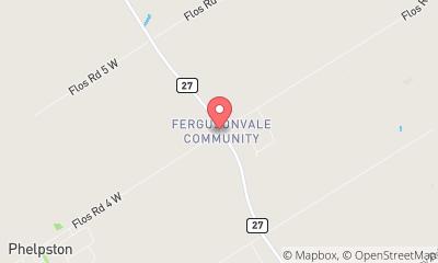 map, Fergusonvale Pottery