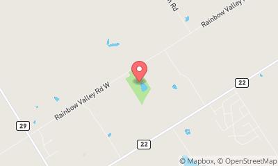 map, Rainbow Valley Campground