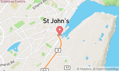 map, Newfoundland & Labrador Pharmacy Museum