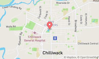 map, Coast Chilliwack Hotel by APA