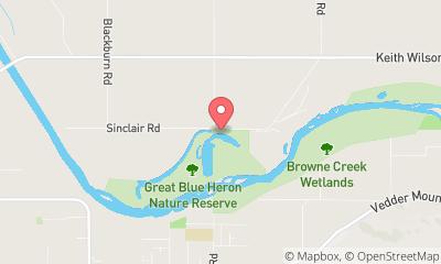 map, Great Blue Heron Nature Reserve