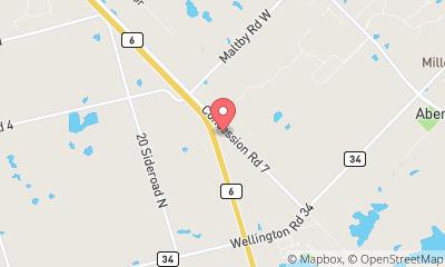 map, Club 6 Practice Golf-CLOSED FOR SEASON