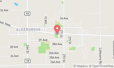 map, Aldergrove Community Arena