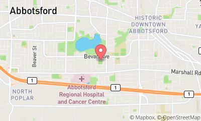 map, Abbotsford Karate Club