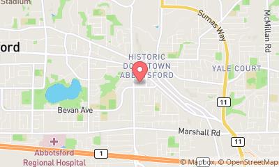 map, Pacific Top Team Abbotsford Brazilian Jiujitsu and Muay Thai