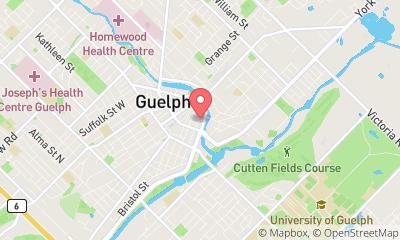 map, Pilates In Guelph