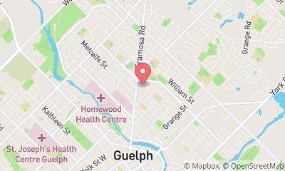 map, GoodLife Fitness Guelph Eramosa and Stevenson
