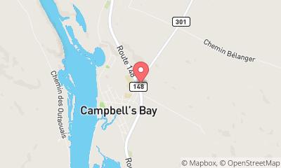 map, agences de voyages,office du tourisme,centre d'information touristique,guide touristique,sites touristiques,Bureau d'information touristique de Campbell's Bay,CanaGuide, Bureau d'information touristique de Campbell's Bay - Office du tourisnme à Campbell's Bay (QC) | CanaGuide