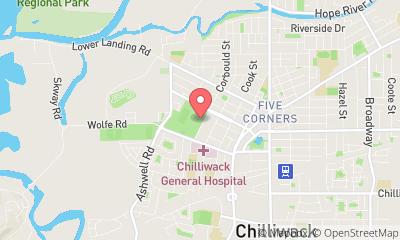 map, Chilliwack Academy of Music