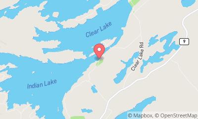 map, Indian Lake Marina and Campground