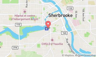 map, Marché de la Gare de Sherbrooke