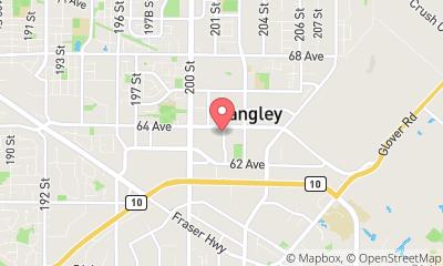 map, Langley Dance Academy