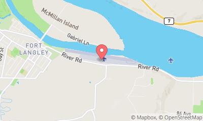 map, Fort Langley Airport