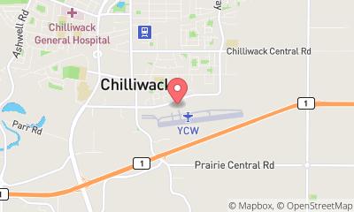 map, Chilliwack Municipal Airport (YCW)