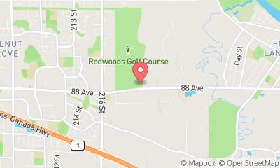 map, The Redwoods Golf Course