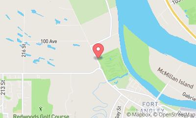 map, Fort Langley Golf Course