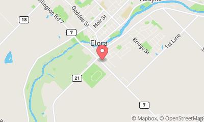 map, The Village Inn - Elora, Ontario