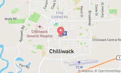 map, Chilliwack Central Karate Club