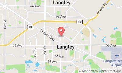 map, Excel Martial Arts Langley