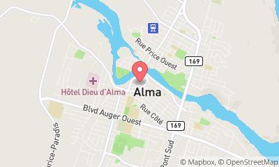 map, Cinéma Complexe Alma