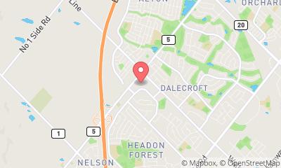 map, OMAC Martial Arts Burlington