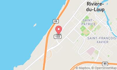 map, Motel Au Fleuve D'Argent