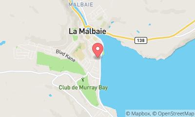 map, Auberge de jeunesse La Malbaie