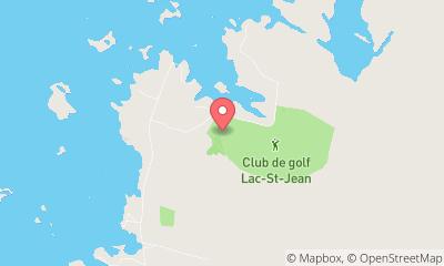 map, Golf Lac-Saint-Jean