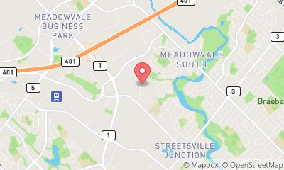 map, Mississauga North Baseball Association Inc