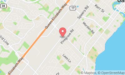 map, Oakville Academy of Music