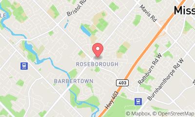 map, Mississauga Academy of Music