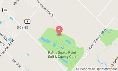 map, RattleSnake Point Golf Club