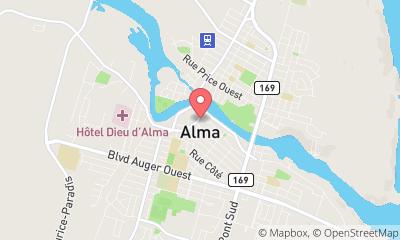 map, Club Voyages Alma