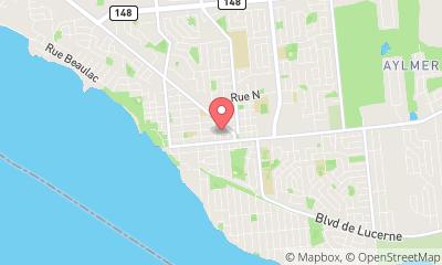 map, Douvris Martial Arts, Karate, Kickboxing - Aylmer/Gatineau