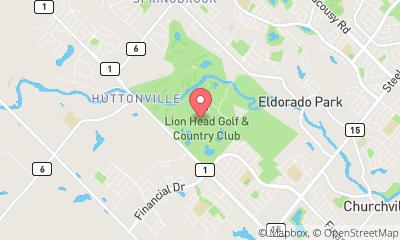 map, Lionhead Golf Club & Conference Centre