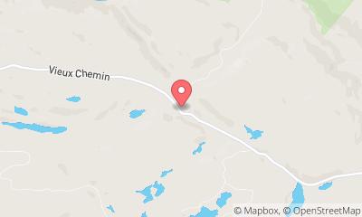 map, Site of New France