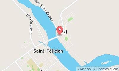 map, Pourvoirie Club Colonial