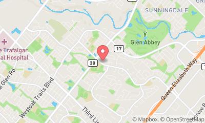 map, Klaudia’s Music Studio, Oakville’s Premier School Of Music