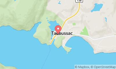 map, Tadoussac hostel