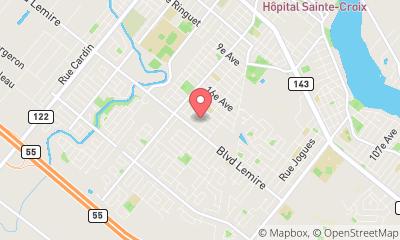 map, Metro Plus Drummondville